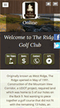 Mobile Screenshot of golftheridgegc.com